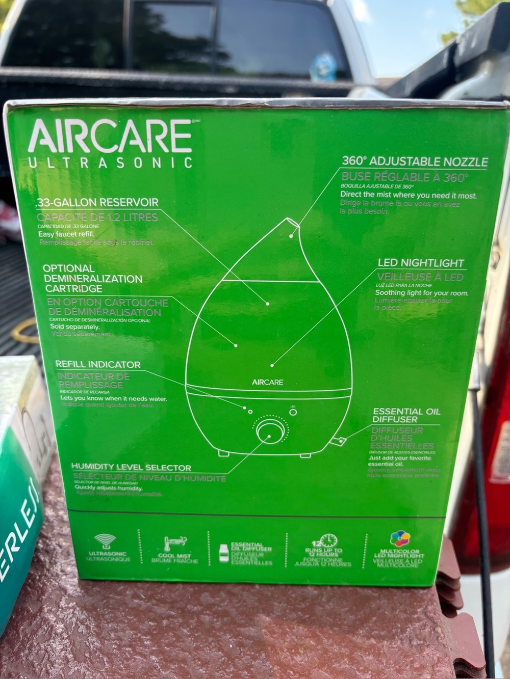 AIRCARE AURORAmini Ultrasonic Humidifier - Picture 2 of 2